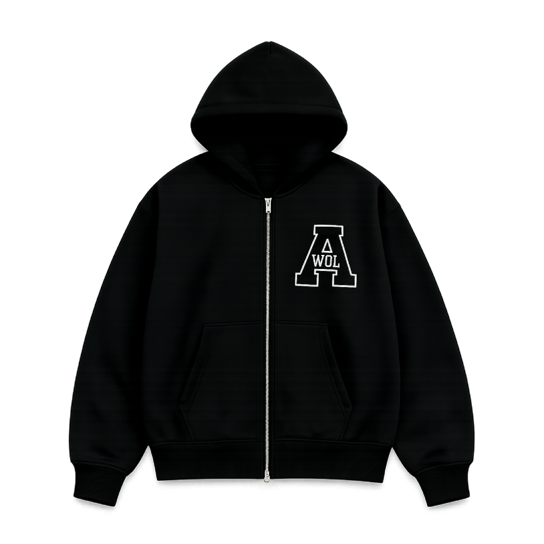 Collegiate Zip Hoodie