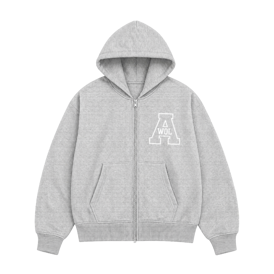 Collegiate Zip Hoodie